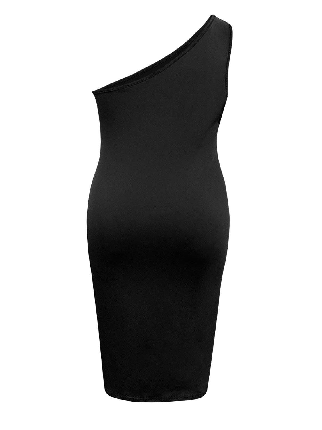 Dress - Twisted One Shoulder Sleeveless Midi