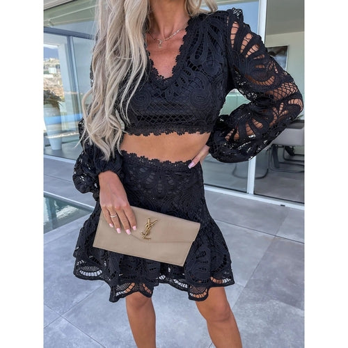 Set - Long Sleeve Lace