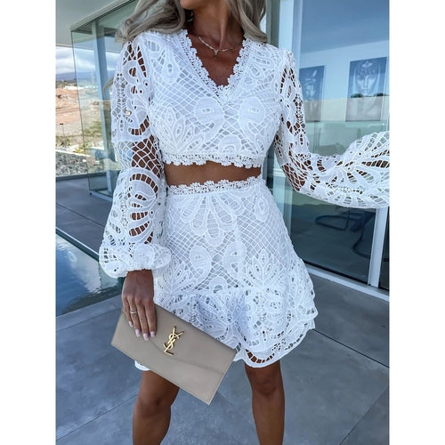 Set - Long Sleeve Lace
