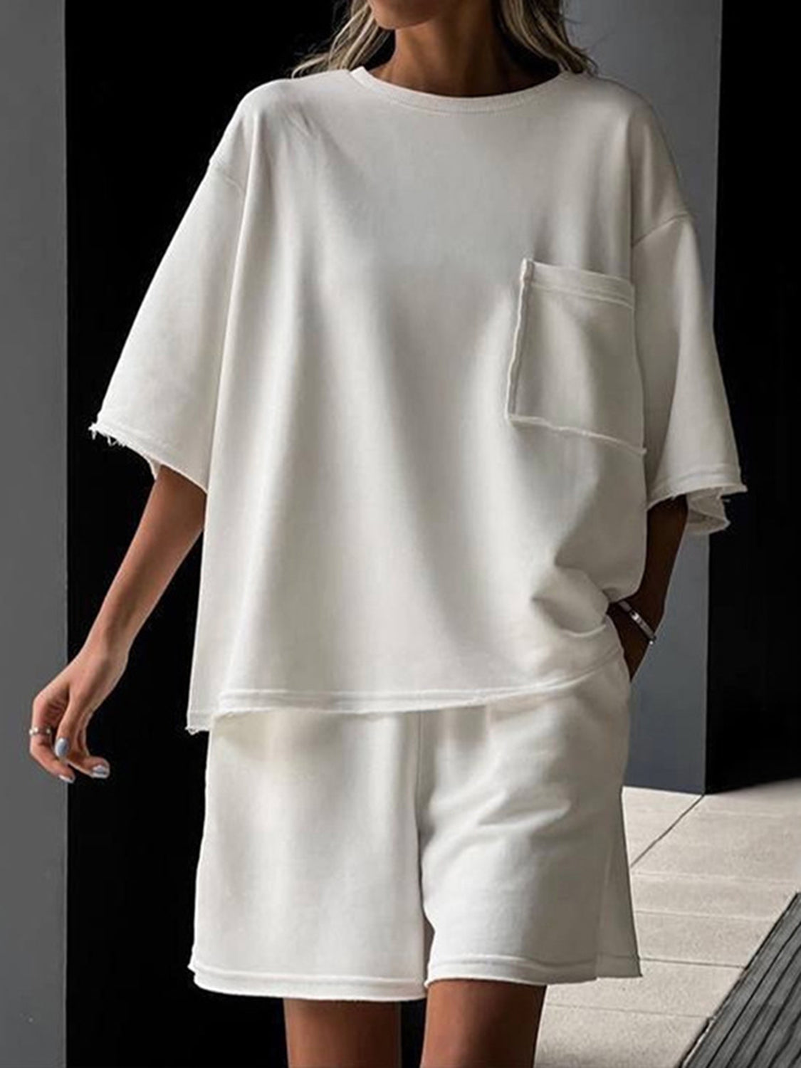 Set - Pocketed Top and Shorts