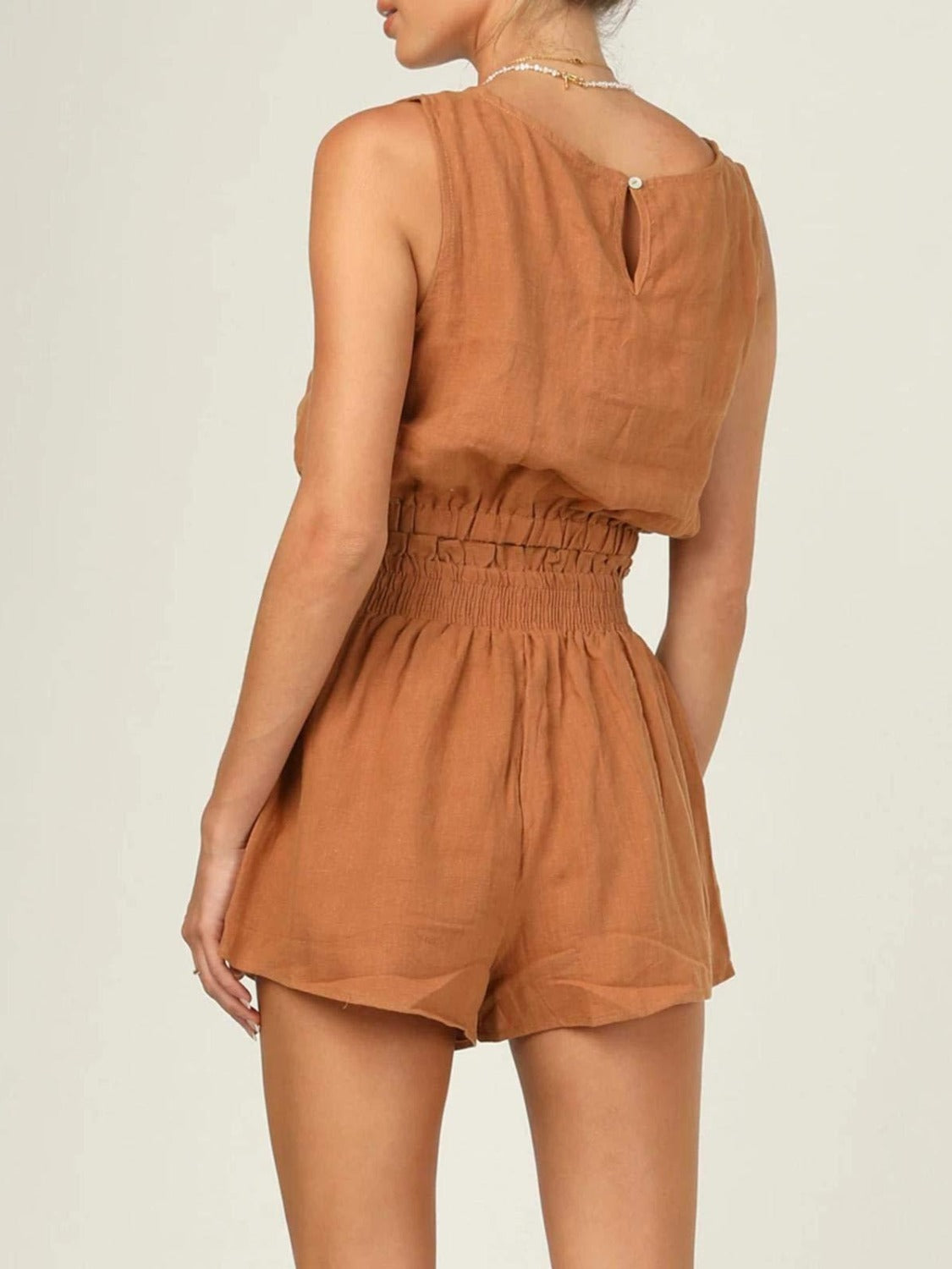 Set - Sleeveless Top and Shorts